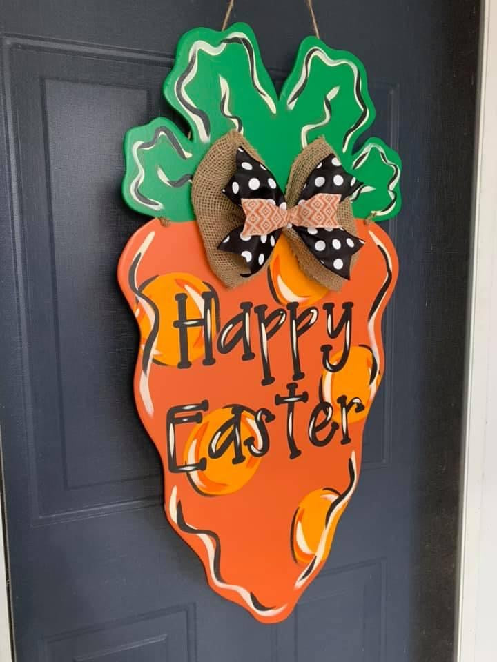 Carrot Door Hanger - Preorder