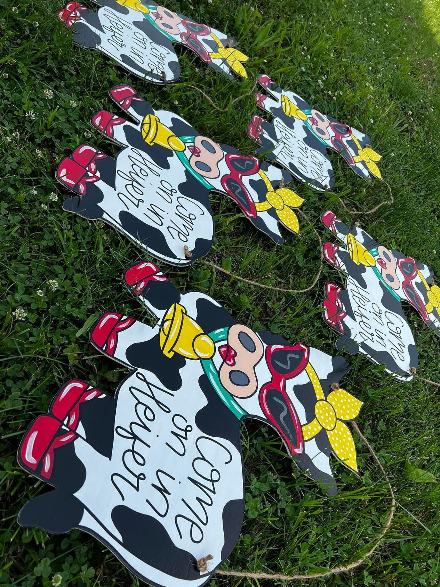 Heifer Door Hanger- Preorder