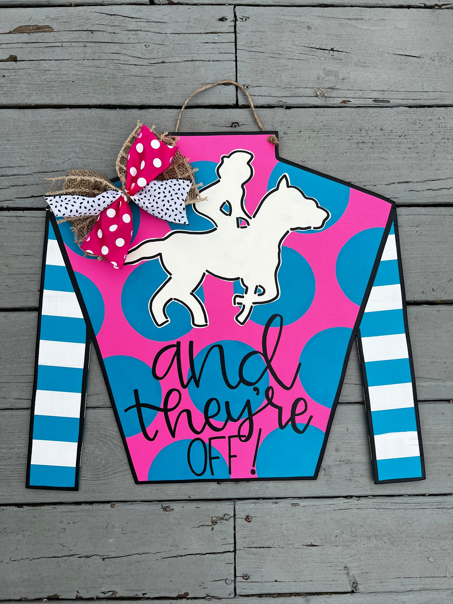 They’re Off Derby Door Hanger - Preorder
