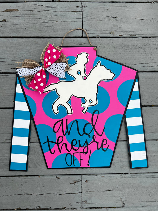 They’re Off Derby Door Hanger - Preorder