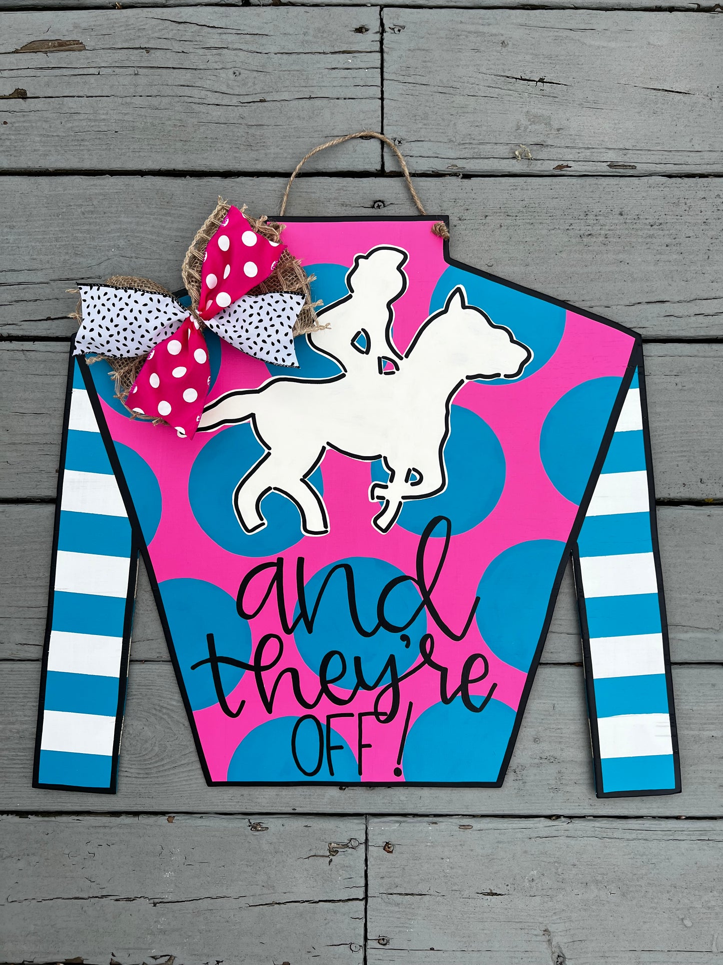They’re Off Derby Door Hanger - Preorder